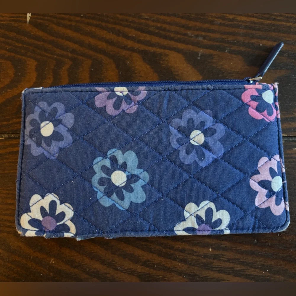 Vera Bradley Floral Purple Wallet - Picture 2 of 6